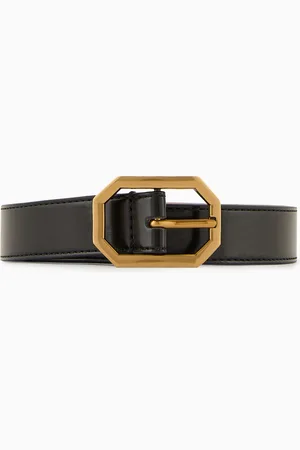 Emporio Armani Cinturón con acabado cepillado