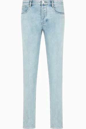 Emporio Armani Vaqueros J75 slim fit en denim cómodo con lavado a la piedra blanqueado