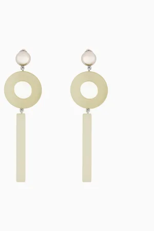Emporio Armani Pendientes colgantes con elementos geométricos