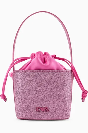 Emporio Armani Bolso bandolera con purpurina y cordón