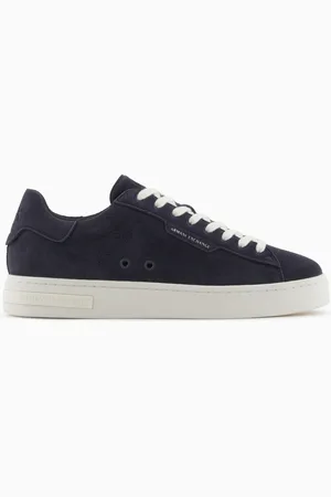 Armani Exchange Zapatillas de piel con logo