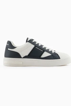 Armani Exchange Zapatillas con banda lateral en contraste