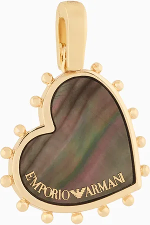 Emporio Armani Colgante de nácar color dorado