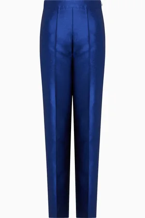 Emporio Armani Pantalones de tejido efecto shantung