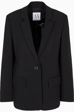 Armani Exchange Chaqueta oversize de botonadura sencilla con un bot??n