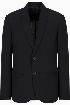 Armani Exchange Chaqueta de dos botones con botonadura sencilla