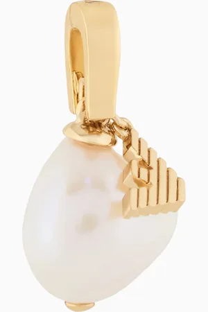 Emporio Armani Colgante con perla color dorado