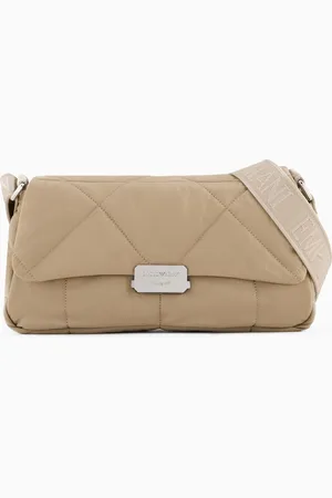 Emporio Armani Bolso de hombro grande en nailon acolchado