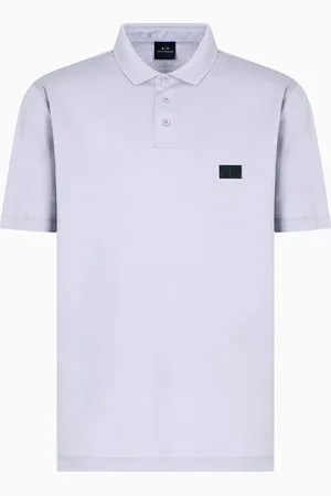 Armani Exchange Polo de algod??n mercerizado de corte regular