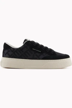 Armani Exchange Zapatillas con inserci??n de logotipo por toda la prenda