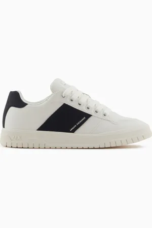 Armani Exchange Zapatillas con banda lateral en contraste