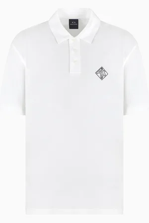 Armani Exchange Polo de algod??n de corte regular con logotipo