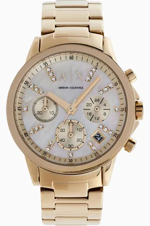 Armani Exchange Reloj con esfera de n??car