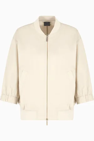 Armani Exchange Blusa de algod??n con mangas cortas