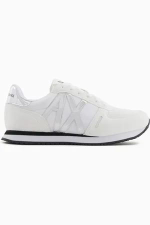 Armani Exchange Zapatillas de microfibra con logo.