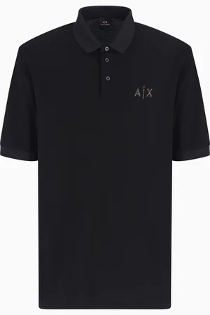 Armani Exchange Polo de piqu?? de algod??n de corte regular con logotipo