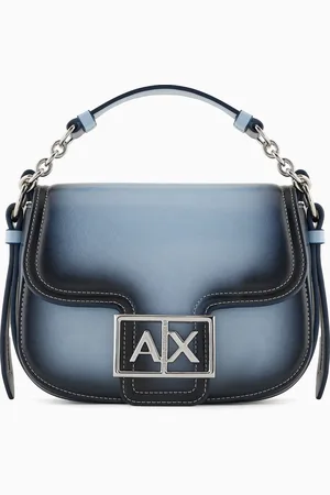 Armani Exchange Bolso de mano con efecto degradado y logotipo