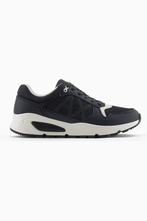 Armani Exchange Zapatillas con logo lateral e inserciones en contraste