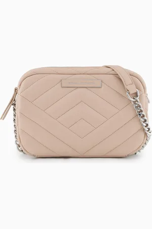 Armani Exchange Bolso bandolera acolchado con bandolera de cadena