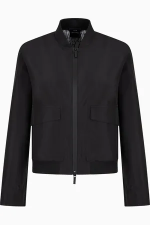 Armani Exchange Chaqueta con cremallera y bolsillos