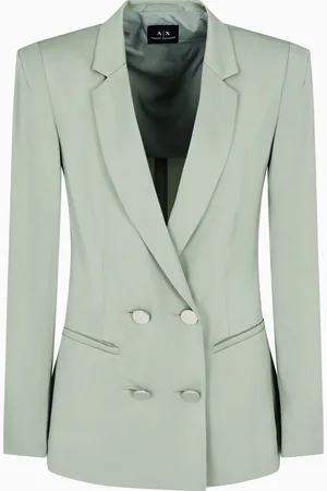 Armani Exchange Chaqueta cruzada de tela ASV