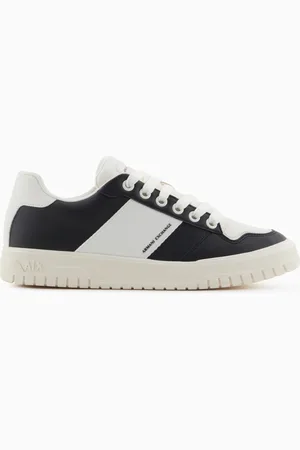 Armani Exchange Zapatillas con banda lateral en contraste