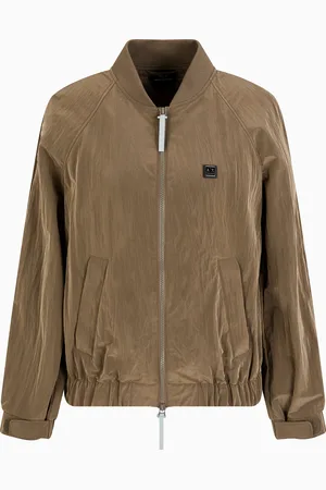 Armani Exchange Cazadora bomber en tejido laminado