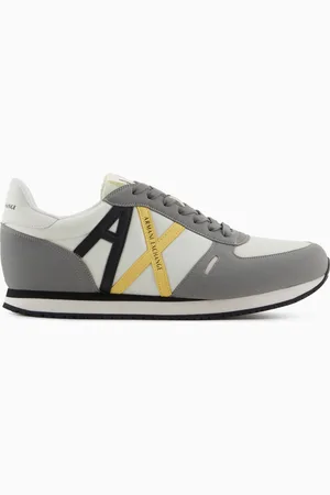 Armani Exchange Zapatillas deportivas en eco-gamuza, malla y nailon