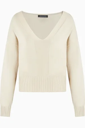 Armani Exchange Su??ter con detalle en contraste ASV