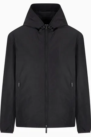Armani Exchange Chaqueta con capucha y bolsillos.