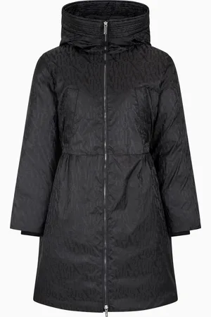 Armani Exchange Chaqueta de nailon jacquard con logotipo