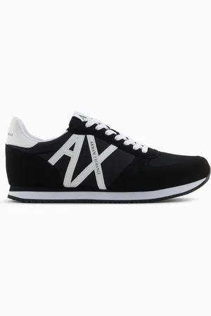 Armani Exchange Zapatillas deportivas en eco-gamuza, malla y nailon