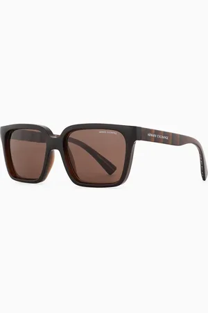 Armani Exchange Gafas de sol rectangulares para hombre