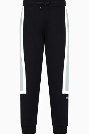 Armani Exchange Pantalones jogger con rayas en contraste