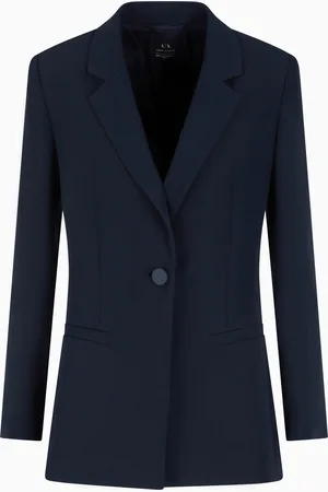 Armani Exchange Chaqueta de un solo pecho con un bot??n