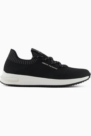 Armani Exchange Zapatillas deportivas con calcet??n de malla