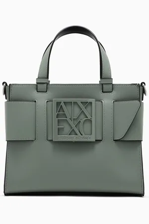 Armani Exchange Bolso tote mediano con doble asa y bandolera