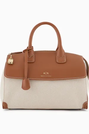 Armani Exchange Bolsa grande de lona