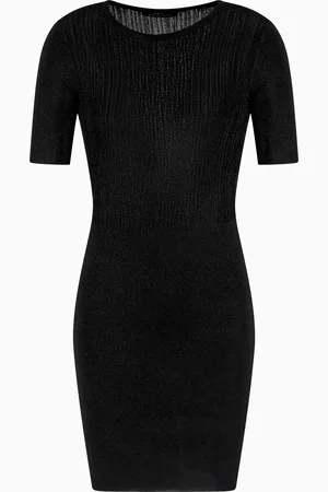 Armani Exchange Vestido tubo de punto