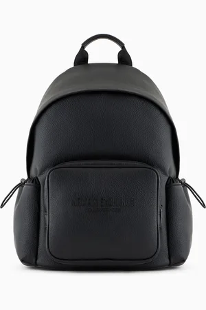 Armani Exchange Mochila con logo grabado y cordones.
