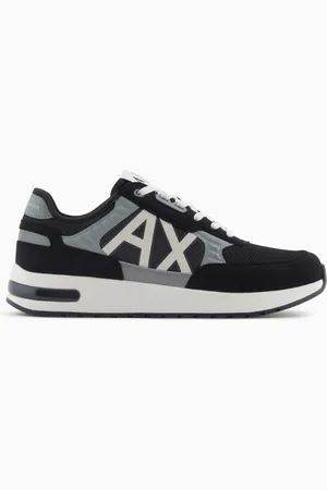 Armani Exchange Zapatillas con suela alta y logo