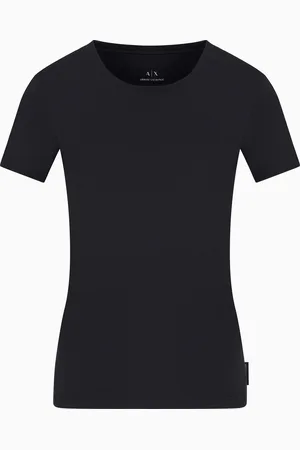 Armani Exchange Camiseta b??sica regular fit de algod??n pima