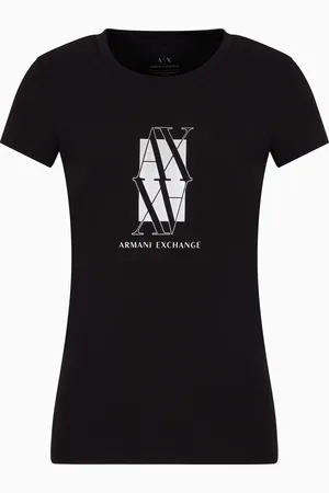 Armani Exchange Camiseta slim fit con logo central