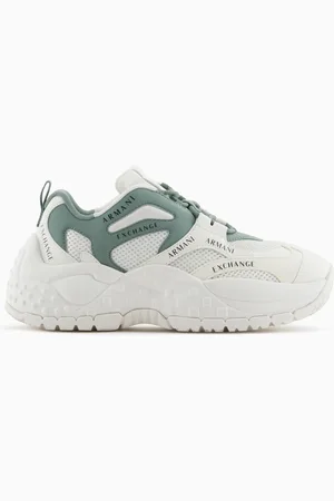 Armani Exchange Zapatillas gruesas con inserciones en contraste