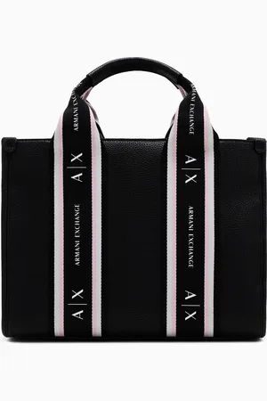 Armani Exchange Bolso shopper con bandas en contraste