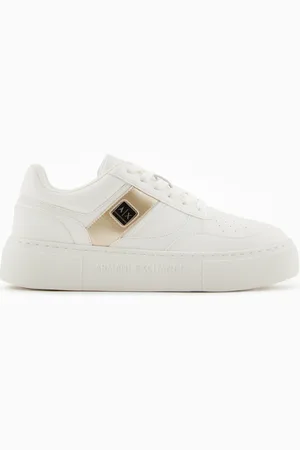 Armani Exchange Zapatillas con banda lateral en contraste