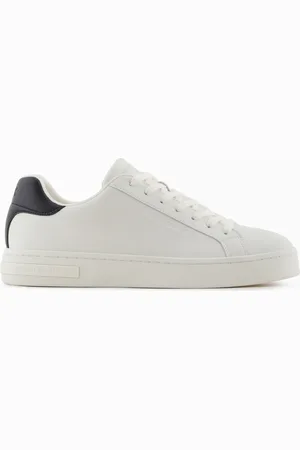 Armani Exchange Zapatillas de piel con logo en la suela.