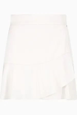 Armani Exchange Minifalda en tejido satinado mate