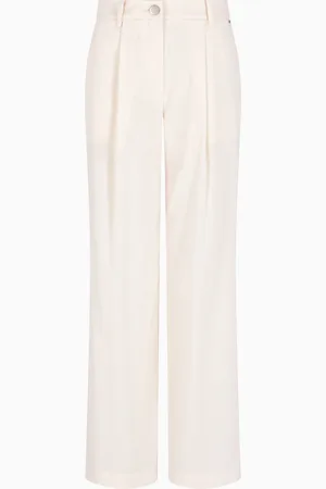 Armani Exchange Pantalones anchos con pliegues ASV