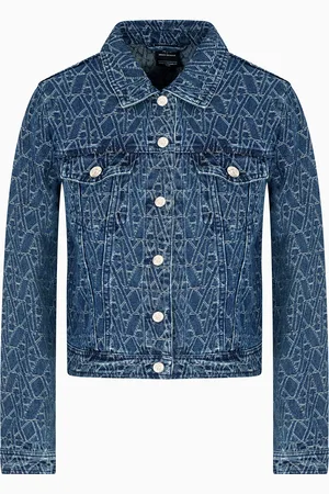 Armani Exchange Chaqueta vaquera con logotipo integral de ASV